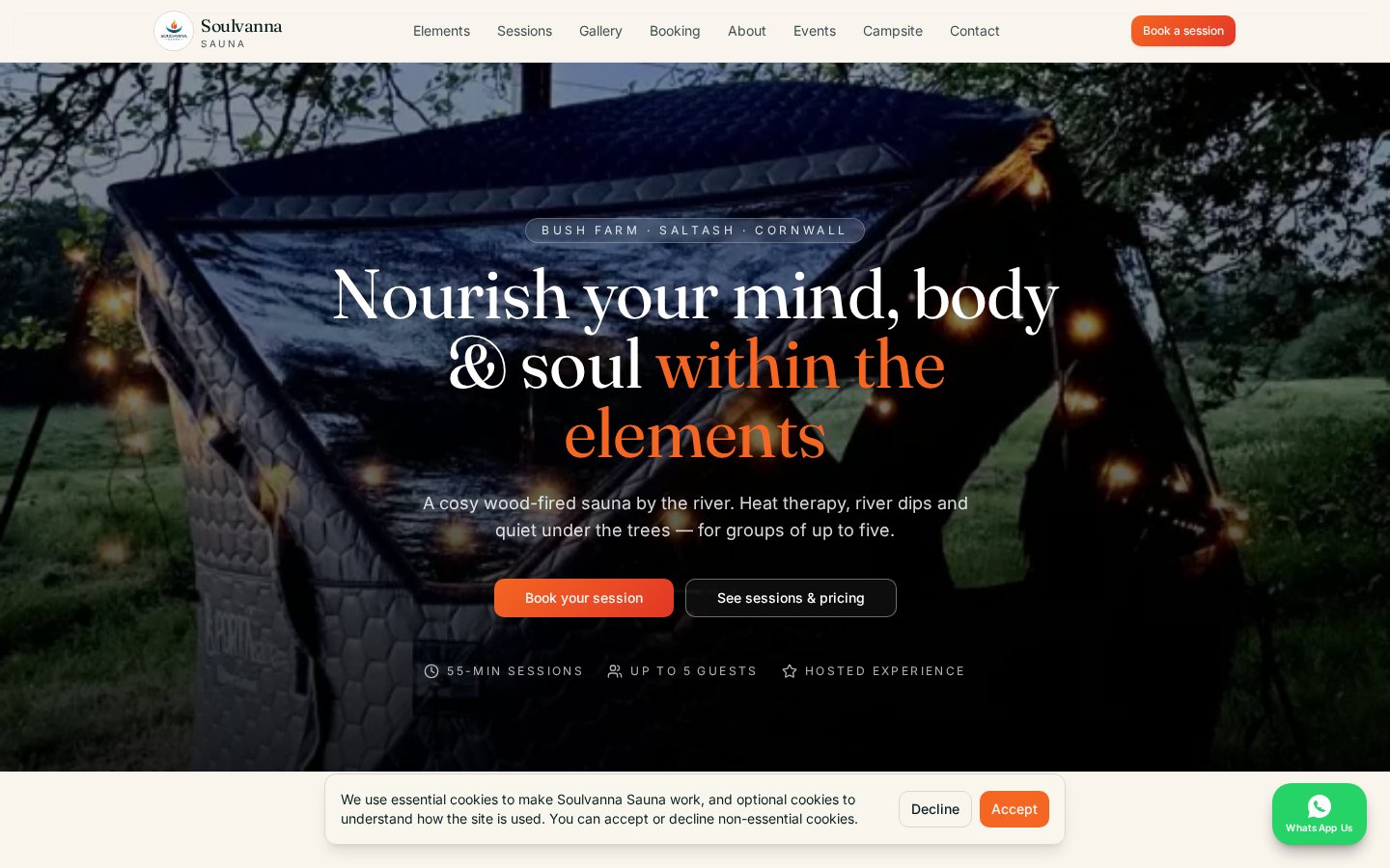 Soulvanna Sauna — Premium Wellness Brand